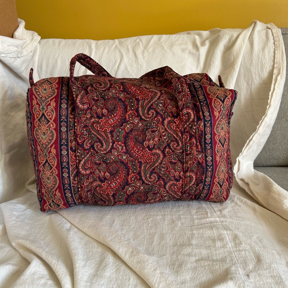 Paisley duffel bag- Vera Bradley 1987 Paisley